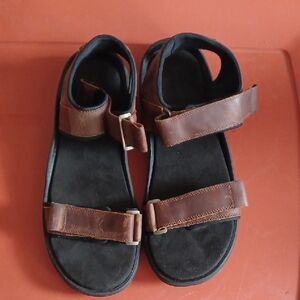 Timberland Brown and Black Men's Sandals